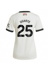 Manchester United Manuel Ugarte #25 Voetbaltruitje 3e tenue Dames 2024-25 Korte Mouw